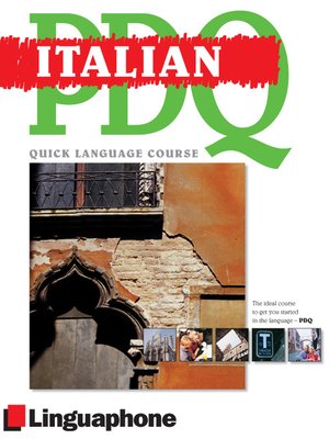 cover image of Italian PDQ Course